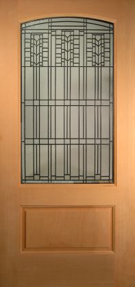 KTS-4 Traditional 3/4 Arched Lite 1 Panel