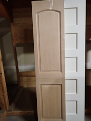 Hemlock Raised 2 Panel Bifold Doors
