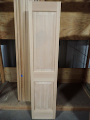Hemlock Raised 2 Panel Bifold Doors